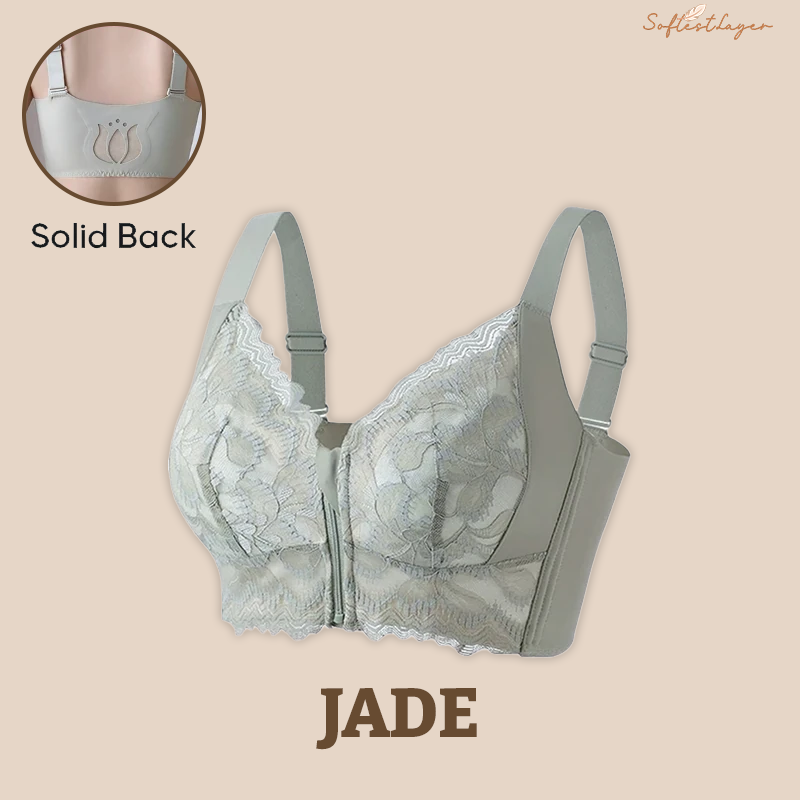 SoftestLayer™ - Ultra Soft Front Zip Wireless Lifting Bra