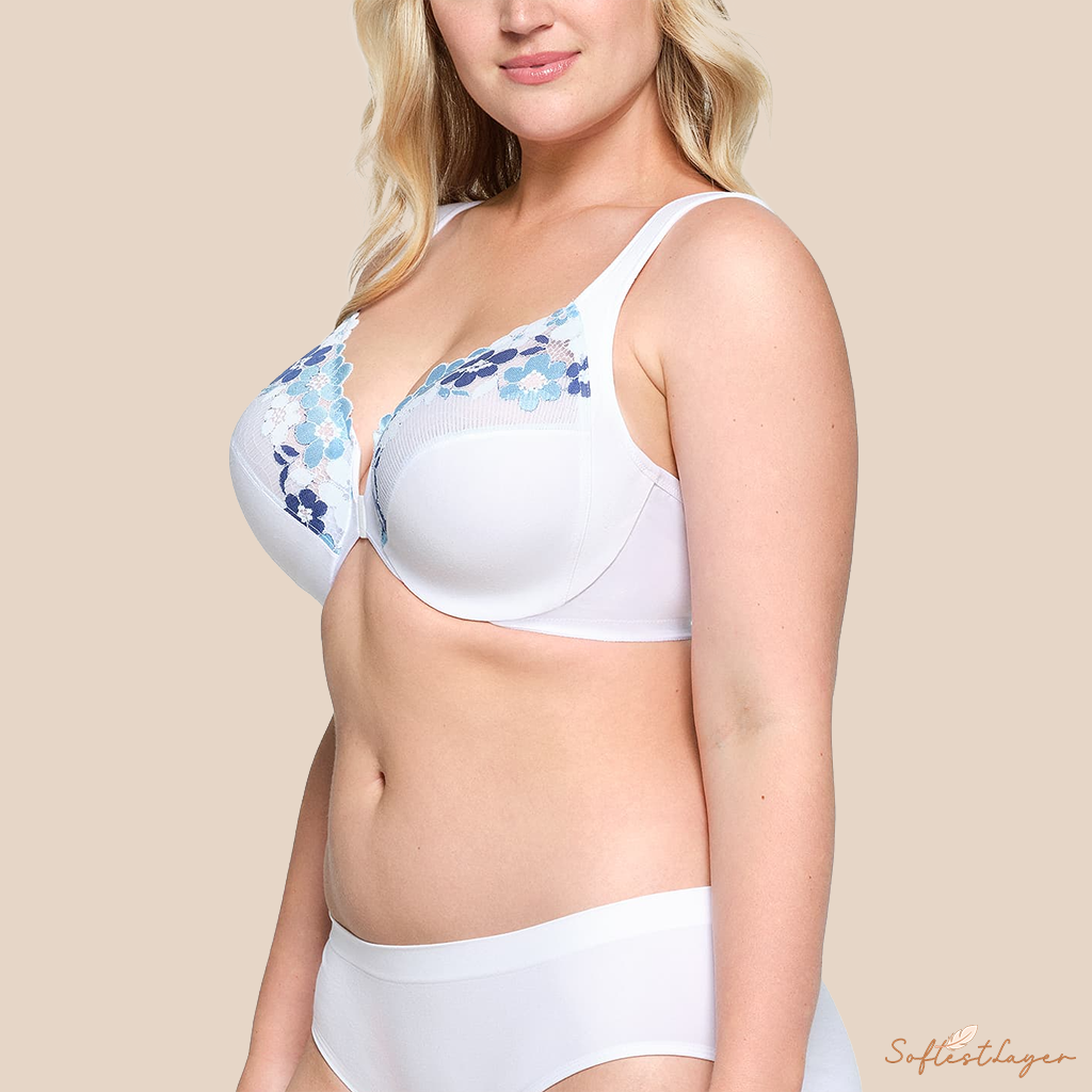 SoftestLayer™ - Cotton Front-Closure Bra