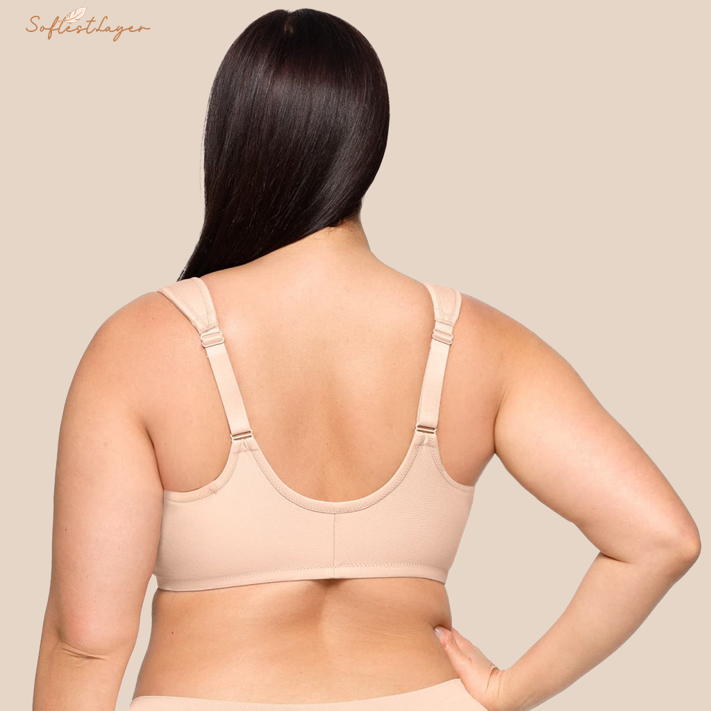 SoftestLayer™ - Cotton Front-Closure Bra