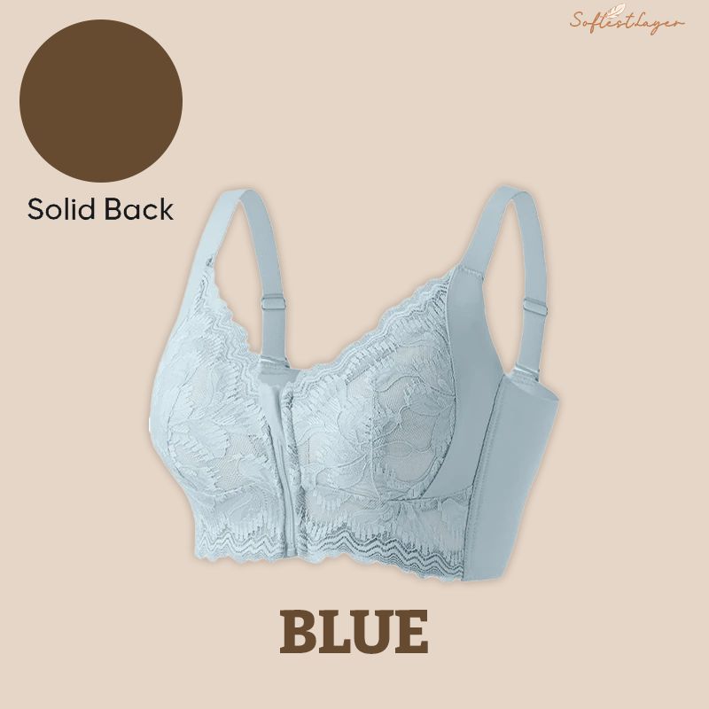 SoftestLayer™ - Ultra Soft Front Zip Wireless Lifting Bra
